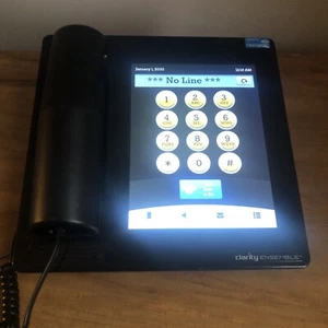 Clarity Ensemble Digital Touch Screen Amplified Corded Phone Hearing Impaired  - Picture 1 of 7