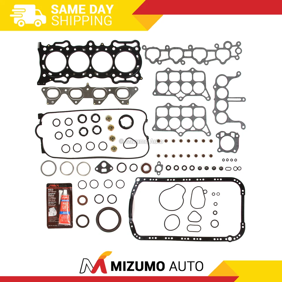 MLS Full Gasket Set Fit 90-96 Honda Prelude S Accord 2.2L SOHC F22A1 F22A4 F22A6 - Image 1 of 4
