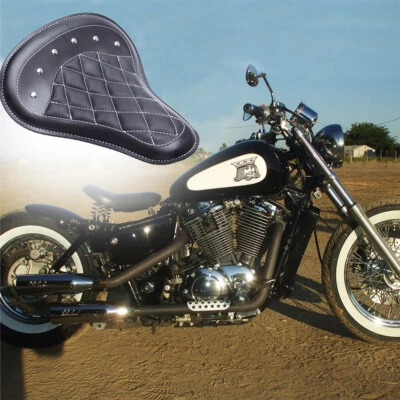 Bobber Motorcycle Solo Seat Leather for Honda Shadow Aero Spirit VLX600 VT600C - Image 1 of 4