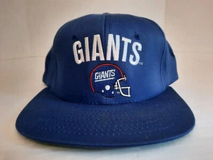 VTG NEW YORK GIANTS Snapback Hat/Cap AJD Team NFL NWOT Green Bill Fits Most - Picture 1 of 8