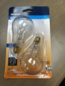 Westinghouse 03941 A15 60W Fan Light Bulb (12 Bulbs) - Picture 1 of 4