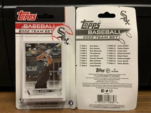 2022 TOPPS CHICAGO WHITE SOX SET EQUIPO ABREU MONCADA ROBERT GRANDAL ANDERSON LYNN - Imagen 1 de 1