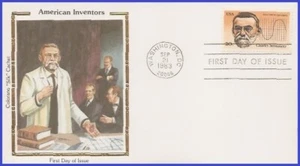 USA4 #2055 U/A COLORANO SILK FDC Electrical Theories C Steinmetz - Bild 1 von 1