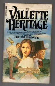 The Vallette Heritage 1978 Paperback Book Louisa Bronte Historical Fiction - Imagen 1 de 4