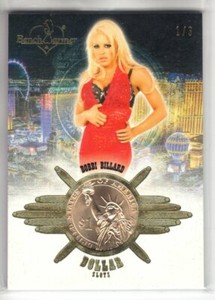2020 Benchwarmer Vegas Baby BOBBI BILLARD 1/3 Gold Foil DOLLAR SLOTS Coin Card