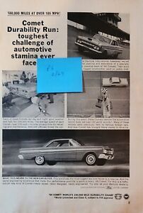 Popular Science 1964 Ford Comet Car Original Vintage Ad 