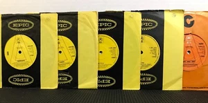 5 ABBA 7”45RPM Dancing Queen Fernando Waterloo Ring Money EPIC DJ PROMO 1973-76 - Picture 1 of 1