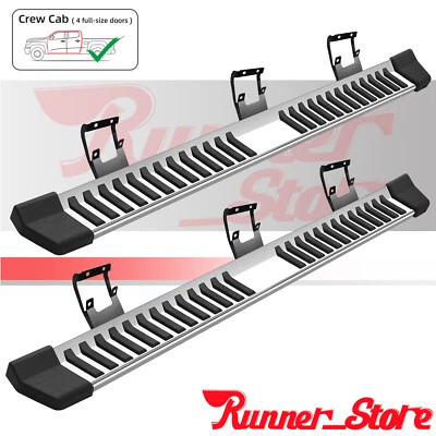 6" Running Board Fit 2015-2026 Ford F-150 Super Crew Cab Side Step Nerf Bar V - Image 1 of 4