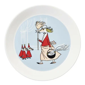 Moomin Plate 19 cm Fillyjonk Grey 2021 Arabia - Picture 1 of 1