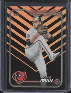 2024 Topps Update Halloween Orange and Black Foil #US138 Cole Irvin - Picture 1 of 2
