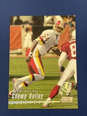 1999 Topps Stadium Club Champ Bailey RC #153 UGA Bulldogs Washington Redskins  - Image 1 of 4
