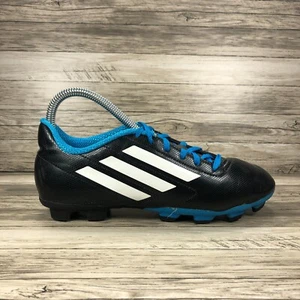 Botines de fútbol Adidas Conquisto juvenil talla 5,5 negro blanco azul B25593 - Imagen 1 de 9