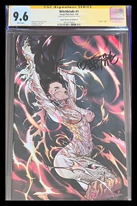 WITCHBLADE #1 CGC SS 9.6 SDCC 2024 VIRGIN COVER SIGNED BY ROSE BESCH - Picture 1 of 4