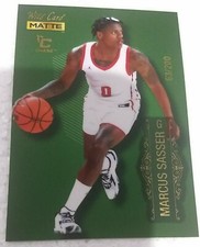 Marcus Sasser, 2022 Wild Card Matte RC Green MB-56, 63/200. Houston Cougars
