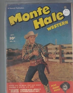 Monte Hale Western #76 Fawcett 1952 Gabby Hayes - Picture 1 of 1