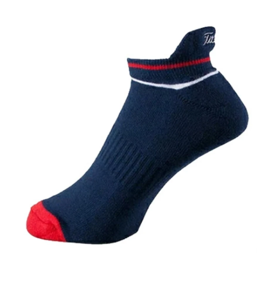 Calcetines redondos de golf Titleist JAPÓN longitud corta US7-US9 TSMS1996 azul marino Foto 1 de 1