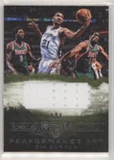 2013-14 Panini Court Kings Performance Art Memorabilia /99 Tim Duncan #26 HOF