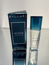 Bulgari Aqua AQVA Pour Homme Mens EDT Eau de Toilette Fragrance 5 ml RARE ITALY