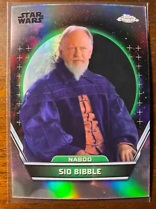 2024 Topps Chrome Star Wars Hyperspace Sid Bibble #40 Refractor Naboo - Picture 1 of 2