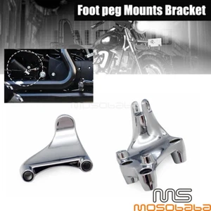 Motorcycle Rear Passenger Foot Pegs Mounting Brackets For Harley Sportster 1200 - Picture 1 of 9