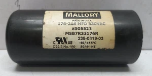 Mallory 176-216 MFD Capacitor 235-0319-03 - Picture 1 of 3