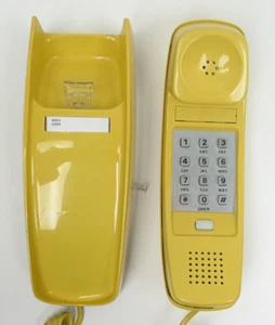 Teléfono de pared Western Electric Trimline TouchTone amarillo - restauración completa - Imagen 1 de 1