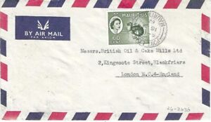 Mauritius - Air Mail Cover -to London - 16.01.62 (24-2436)