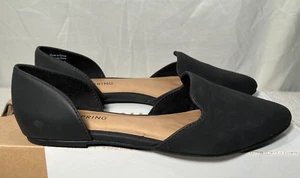 Call It Spring Womens Black Faux Suede 2 Part Flat Shoes Size UK 2 EU 35 rrp £45 - Picture 1 of 14