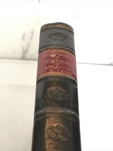 1866 Leather Book The Resources and Prospects of America Ascertained Autumn 1865 - Picture 1 of 21