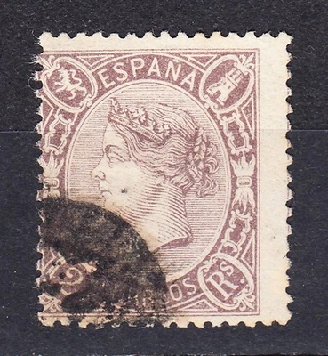ESPAÑA   1865. EDIFIL. 79.   2. R.   ISABEL II.   USADO. - Imagen 1 de 2