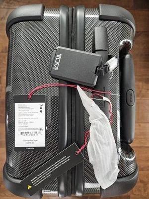 TUMI Vapor International 22" Carry On Hard Shell Black Graphite SKU 98408-1041 - Image 1 of 4