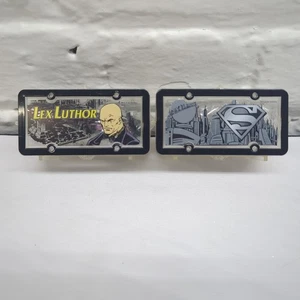 2004 HOT WHEELS Superhero PARK 'N PLATES Superman and Lex Luthor Set - Bild 1 von 4