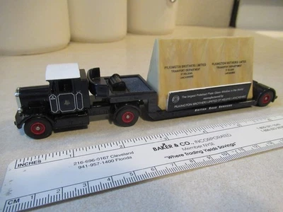 Fuera de existencia Lledo DG112002 1/76 OO tractor Scammell con remolque Lowboy Pilkington Bros. Foto 1 de 4