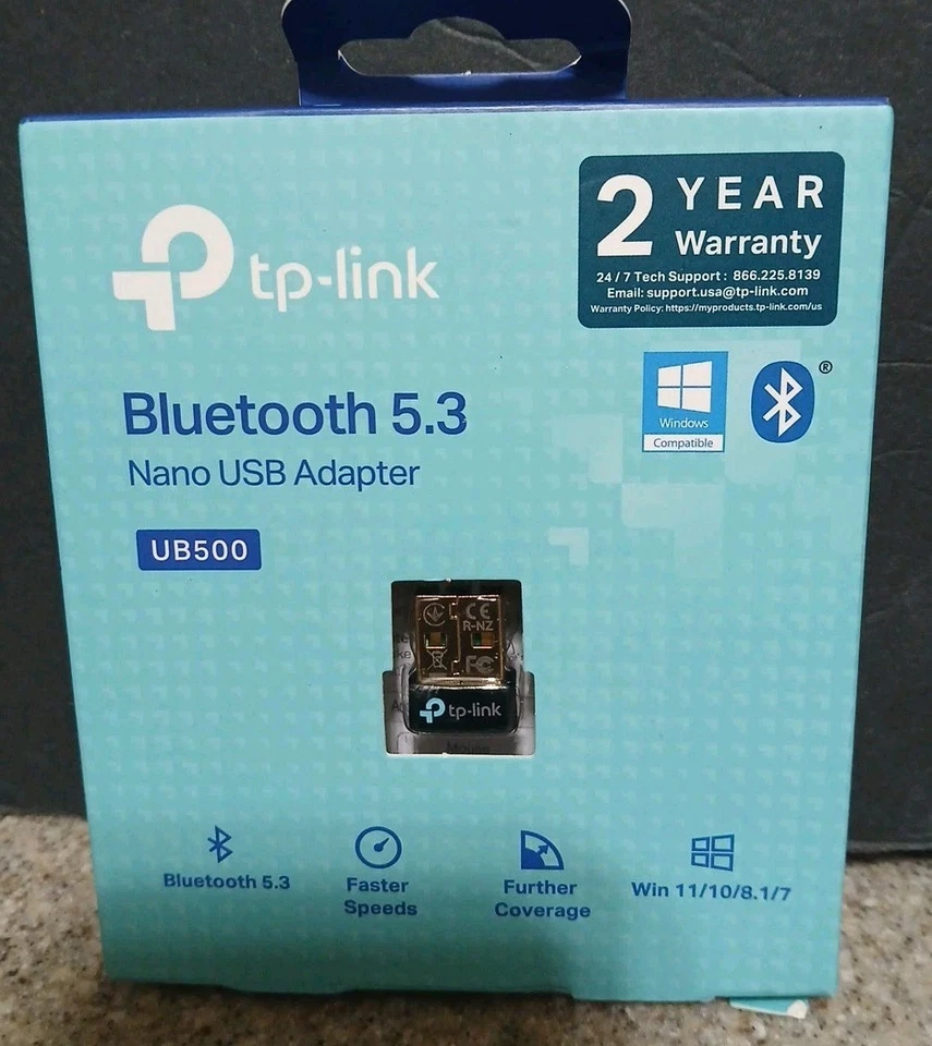 TP-Link Bluetooth 5.3 Nano USB Adapter UB500 Receiver - Image 1 of 2