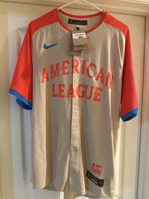 Camiseta deportiva americana grande Vladimir Guerrero Jr 2024 All-Star Game Blue Jays nueva con etiquetas Nike Foto 1 de 2