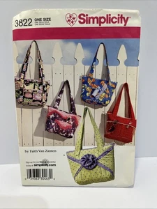 Simplicity Sewing Pattern # 3822 Ladies Purse Handbag (18 Pieces-New in Package) - Picture 1 of 2