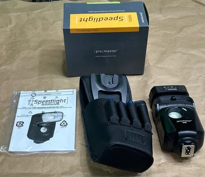 ProMaster Speedlight 100SL for Nikon LED Flash Mount Protective Case Photography - Image 1 of 4