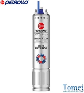 SOLO Motore Pompa Irrigazione Riavvolgibile 1,5Hp sommersa 4PD/1,5 380V Pedrollo - Foto 1 di 2