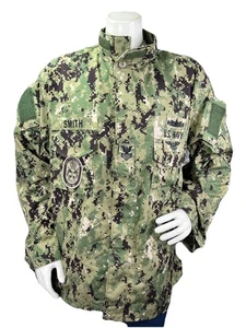 US Navy Working Uniform Type III Shirt Mens XL Camo Ripstop - Picture 1 of 8