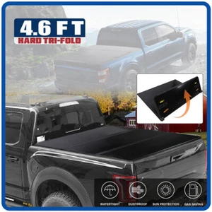 Hard Folding Truck Bed Tonneau Cover Fits 2022-2024 Ford Maverick 4' 6" Bed - Picture 1 of 8