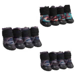Warm Hundeschuhe Pfotenschutz Winter Hundestiefel Haustierstiefel Hund Stiefel - Bild 1 von 13