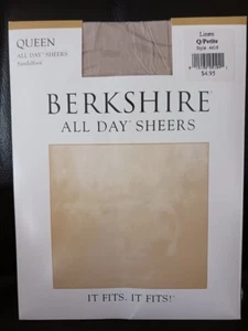 Berkshire All Day Sheers sandalfoot, Queen Petite in Linen, Fits 5'0-5"4 170-240 - Picture 1 of 7