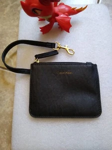 Calvin Klein Leather Wallet Purse With Attachment - Picture 1 of 7
