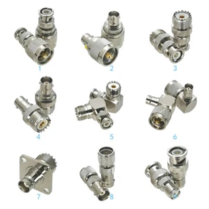 1 pz adattatore UHF PL259 SO239 da mini UHF a BNC maschio e femmina connettore RF COASSIALE - Foto 1 di 10