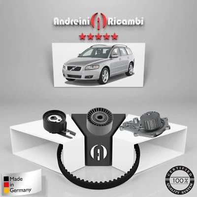 KIT DISTRIBUZIONE + POMPA ACQUA VOLVO V50 1.6 D 81KW 110CV 2009 -> - Immagine 1 di 2