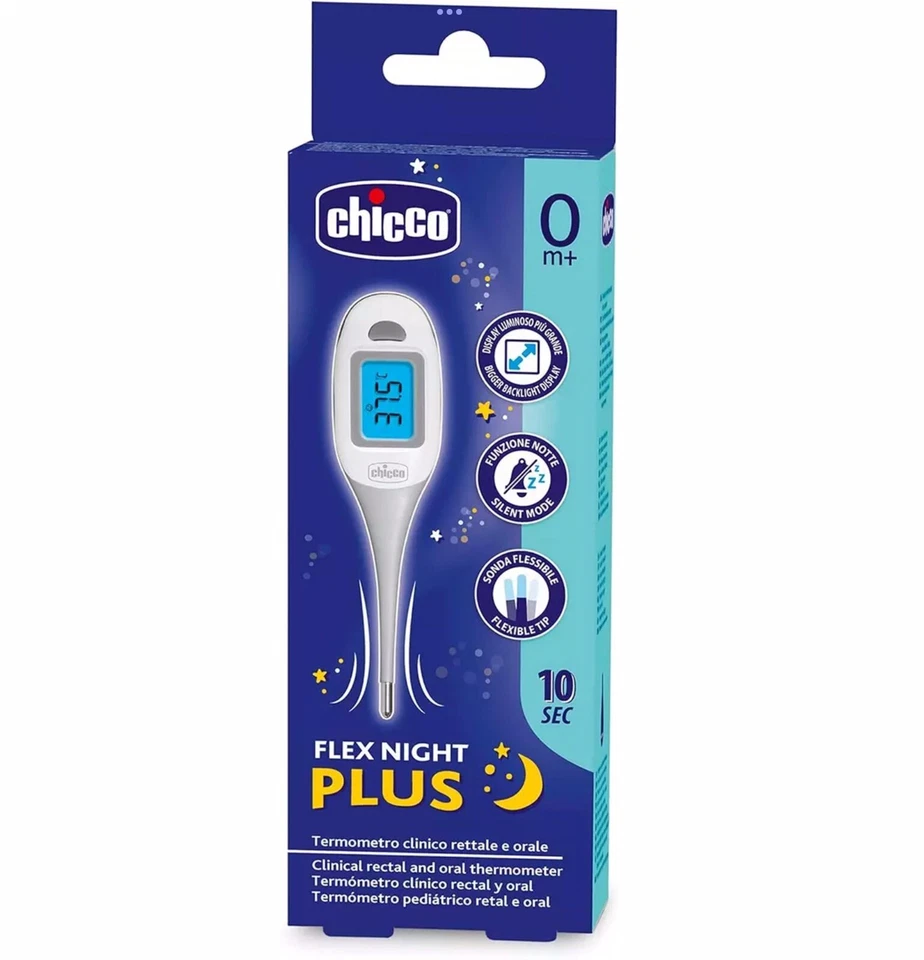 Chicco Termometro Digitale Flex Night 10 Secondi - Immagine 1 di 1