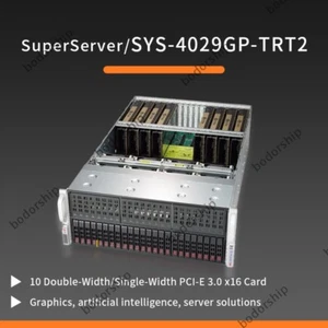 Supermicro SuperServer 4029GP-TRT2 With 2x8260Y CPU, 256GB RAM, 10x 3090 24GB - Picture 1 of 6