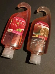 NEW Avon Naturals Shower Gels, Strawberry Guava & Pomegranate & Mango  Body Wash - Picture 1 of 6