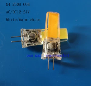 G4 5W COB 2508 AC/DC 12-24V Led Dimmable bulb White/Warm Silicone Light Lamp - Picture 1 of 7