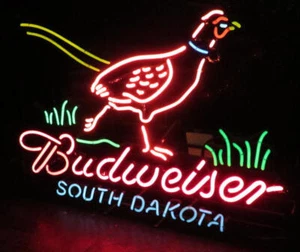 Fasan South Dakota Welcome Hunters 24""x20"" Lampe Neonlicht Schild Bier Bar Zimmer - Bild 1 von 1